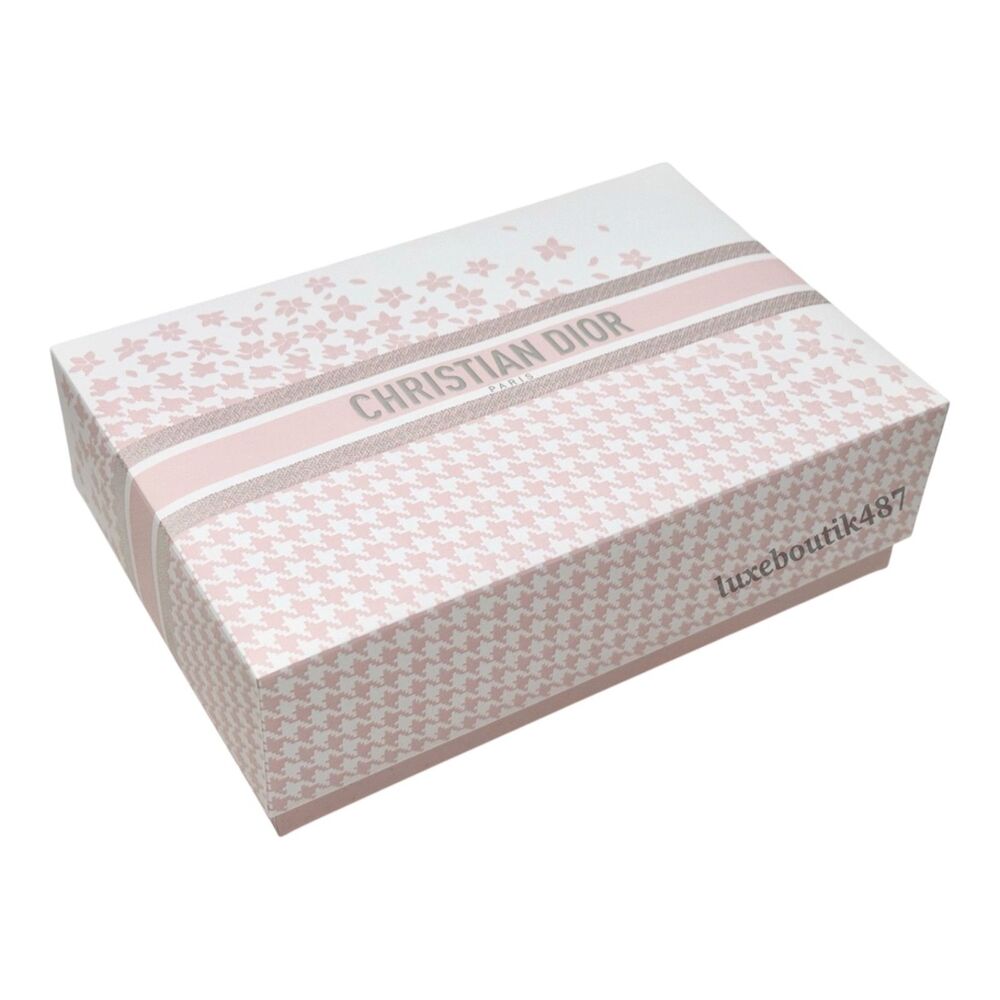 Dior Pink Empty Holiday Valentine Theme Gift Box 8.25"x6.25"x2.5"